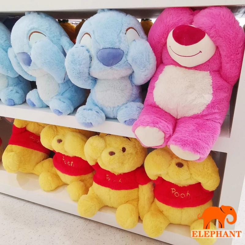 Miniso MINISO Disney จ๊ะเอ๋ชุดตุ๊กตาตุ๊กตาตุ๊กตาเครื่องประดับตุ๊กตาหมีพูห์
