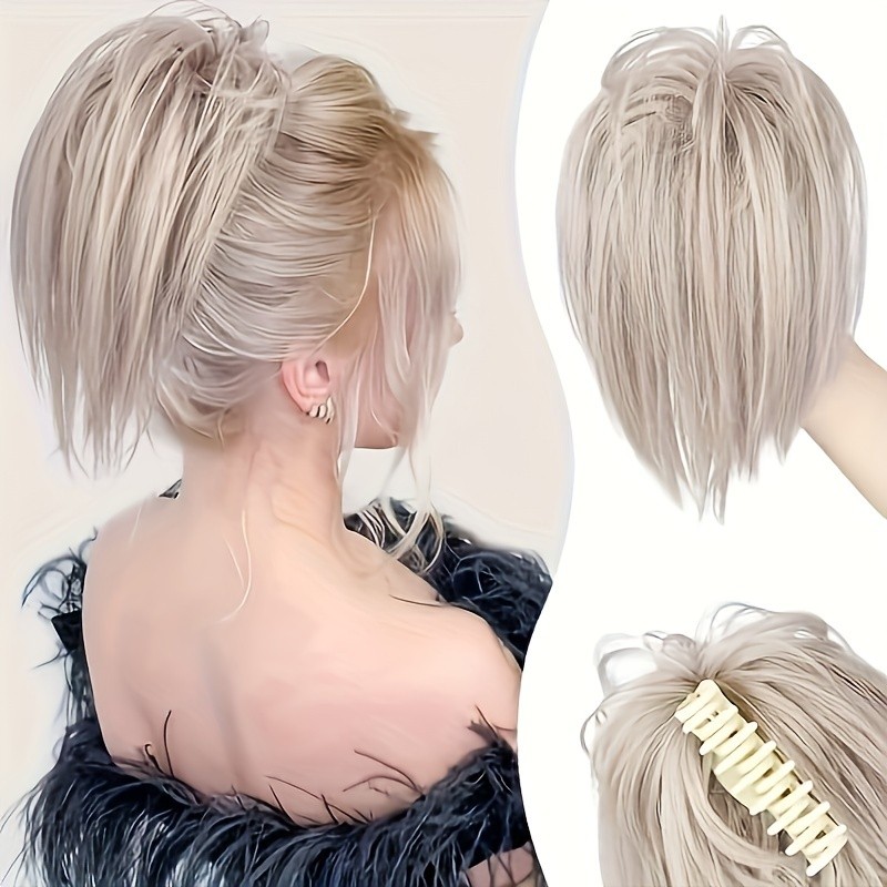 _transformative ทรงผมคลุมทันสมัยสำหรับผู้หญิง สินค้าจากเส้นใยสังเคราะห์ พร้อม scrunchie ทำให้ผมดูพองและแฟชันnable_