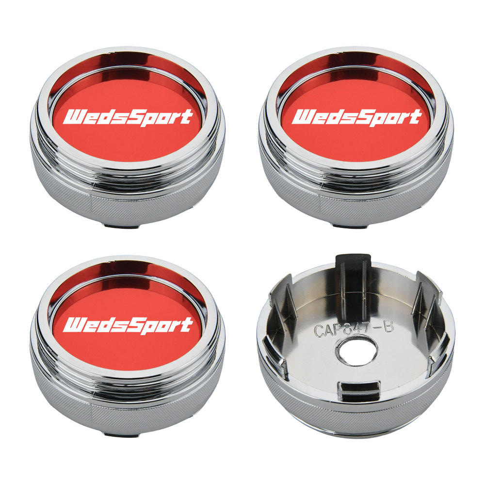 4ตัว 60มม ฝาปิดดุมล้อ wedssport ฝาครอบดุมล้อ 61มม ดุมล้อรถยนต์ 66มม ครอบดุมล้อตัวสูง kranze - รูปที่ 5