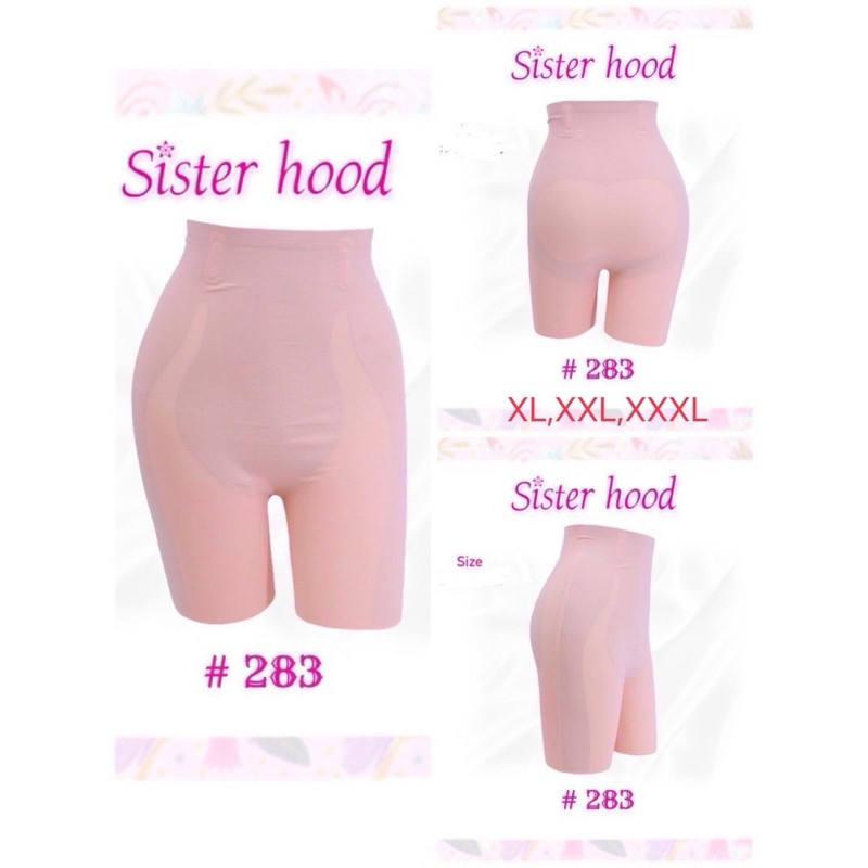 sister hood 283 กางเกงสเตย์ ซับในเอวสูง ไร้ขอบไร้ตะเข็บ เรียบเนียน เก็บหน้าท้องต้นขา ลดขาเบียดไร้รอยดำ