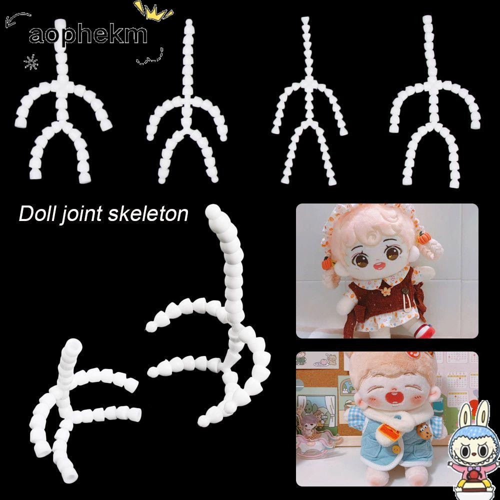 Aophekm ตุ๊กตาโครงกระดูกร่วม 15/20 ซม.ทําร่วม DIY วัสดุ Scrapbooking หัตถกรรมตุ๊กตา Ball Socket