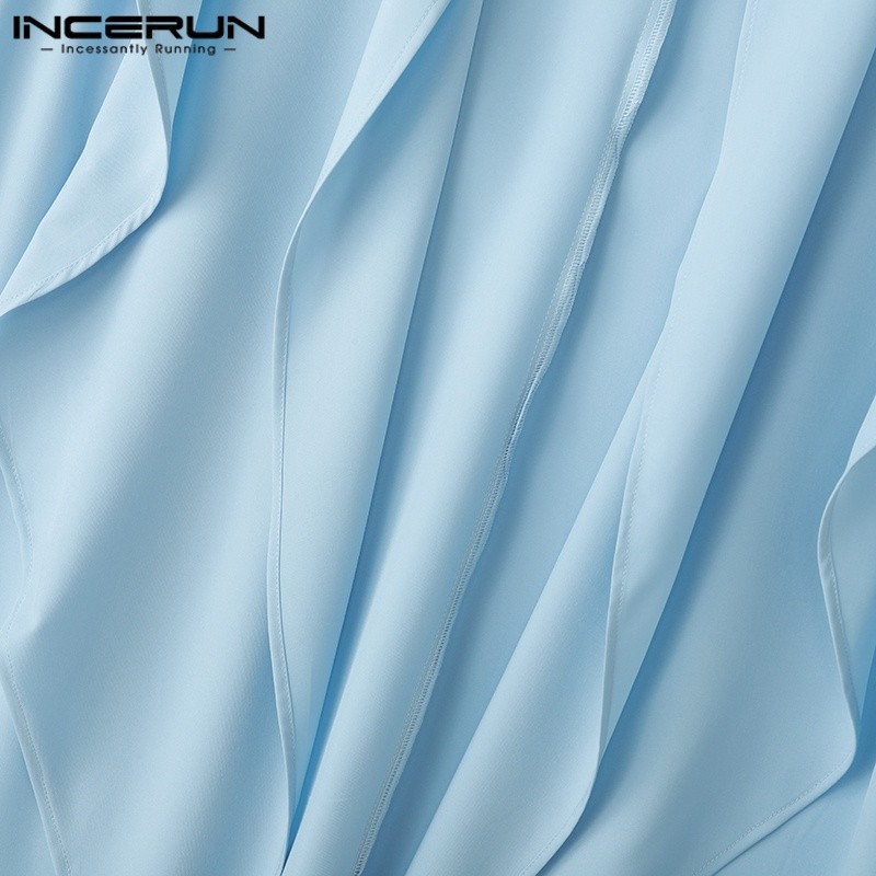 INCERUN Mens Destruction Beach Vacation Leisure Cool คาร์ดิแกน