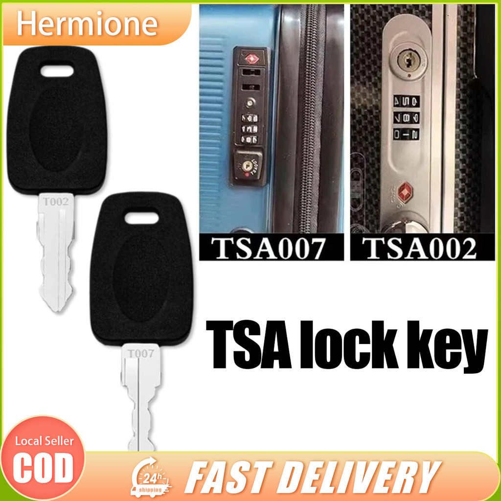 TSA กุญแจล็อค 2 ชิ้นกุญแจกระเป๋าเดินทาง TSA007 TSA002 สําหรับเปลี่ยนกระเป๋าเดินทางสําหรับกระเป๋าเดิน