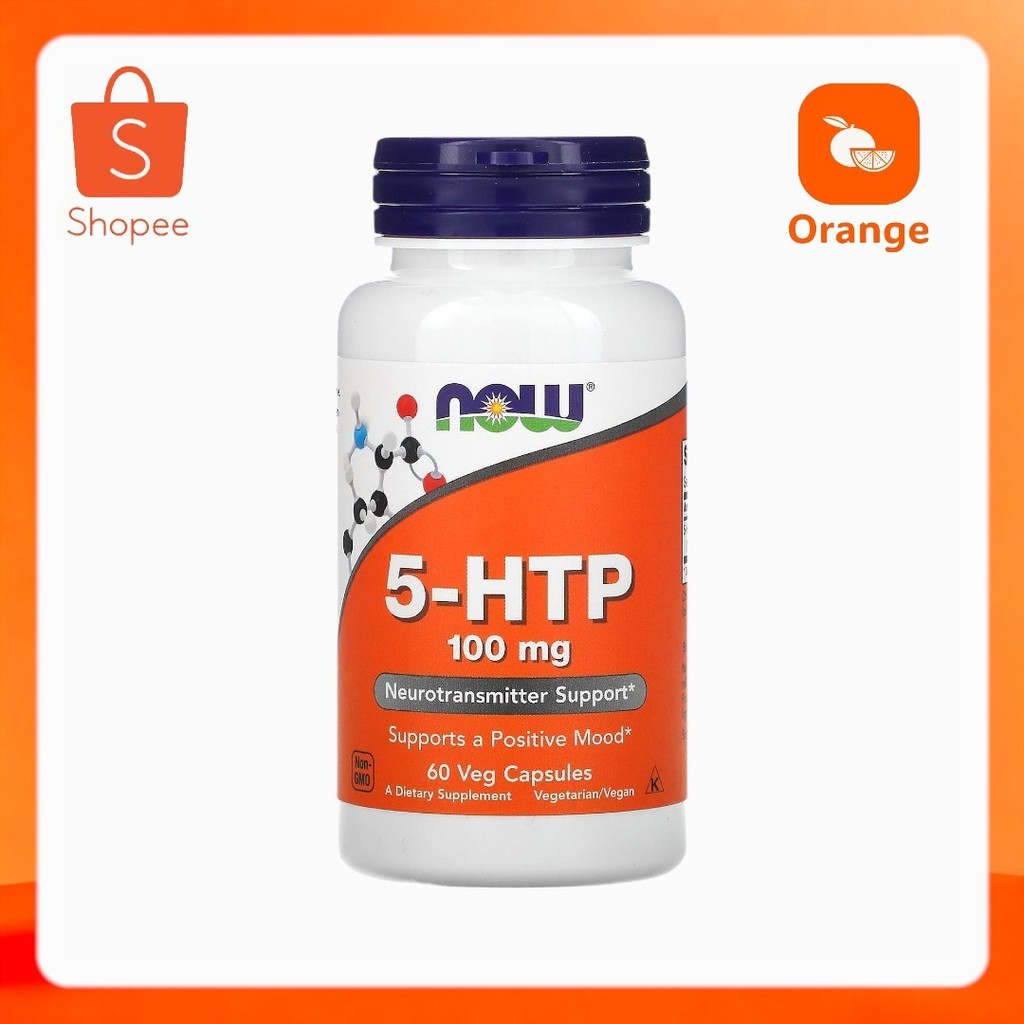 NOW Foods 5-HTP 100 mg 60 Veg Capsules