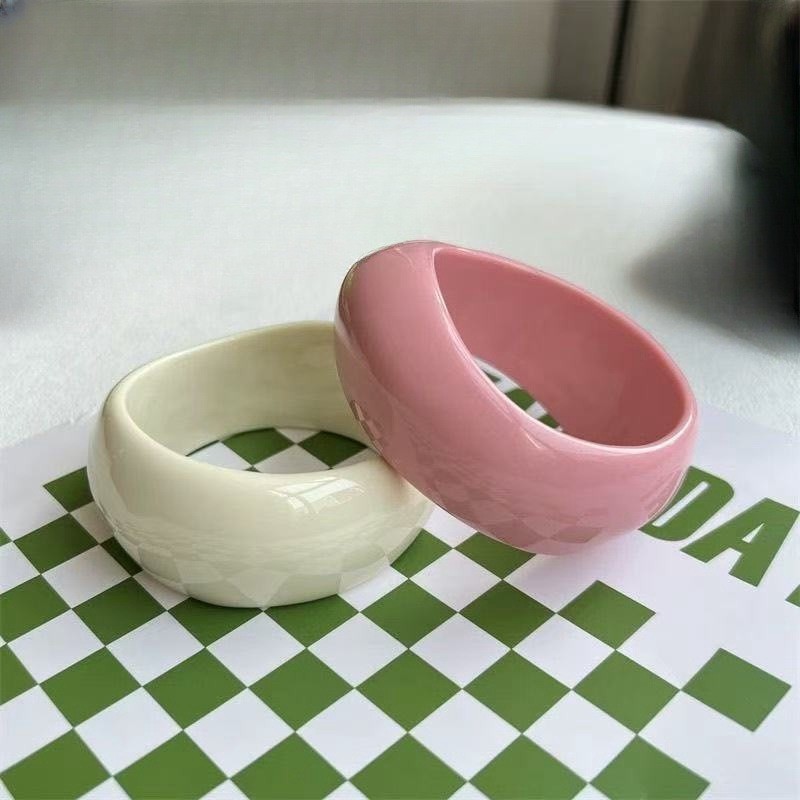 สร้อยข้อมือเรซินทรงกลมที่เกินจริง แฟชั่นบาซาร์ รูปที่ 3