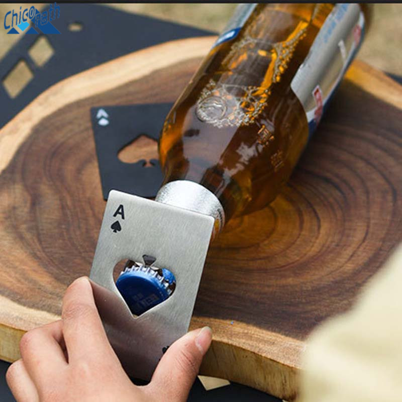 🎐การ์ดไพ่ ที่เปิดขวดสแตนเลส ไม่เป็นสนิม รูปทรงพรีเมียม สวยงาม น้ำหนักดี แข็งแรง ขนาดบัตรเครดิต🎐