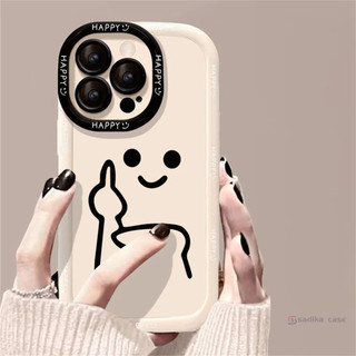 เคสไอโฟน ภาพคู่ที่สร้างสรรค์และตลก สำหรับ IPhone 11 15 16 13 12 14 Pro Max XR Max 7 8 15 Plus เคส IPhone เคสไอโฟน PFK588