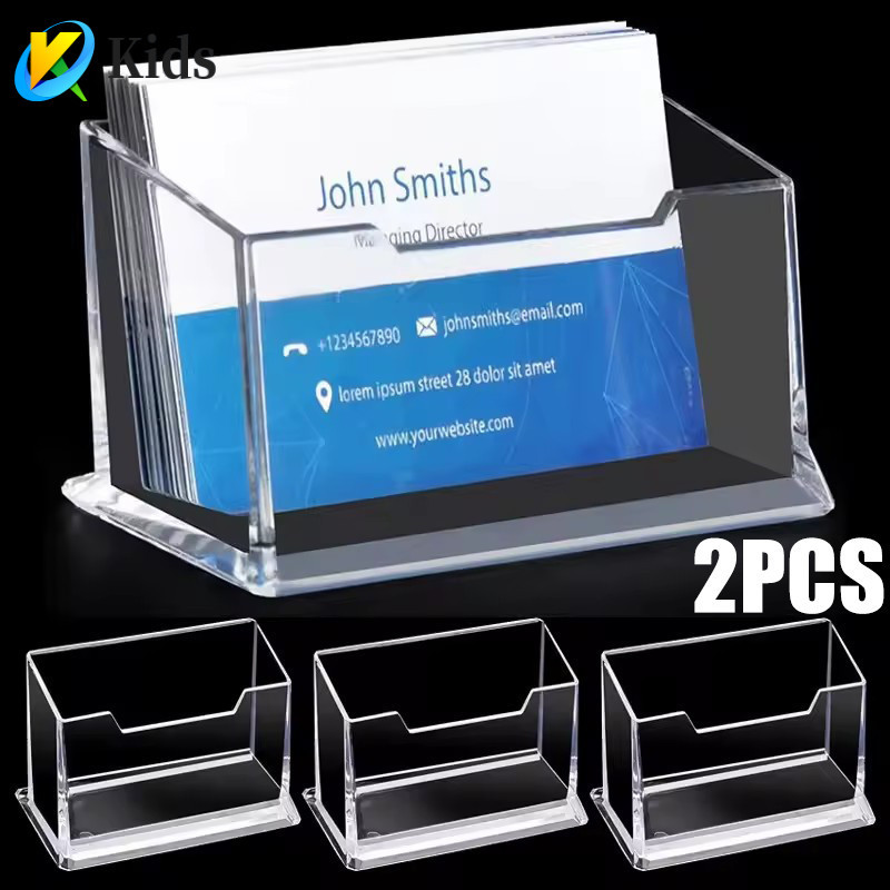 [SGB]อุปกรณ์จัดระเบียบสํานักงานขนาด 10.5x4.5x4 ซม. สําหรับการ์ด/ชื่อ, ที่ใส่นามบัตรอะคริลิคออกแบบเรี