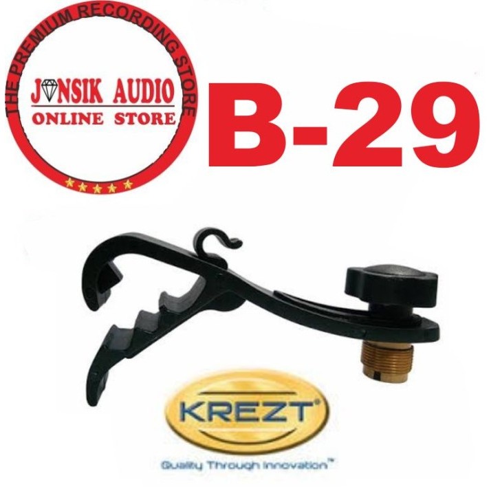 ที่วางไมโครโฟนกลองอเนกประสงค์ Krezt B29 b-29