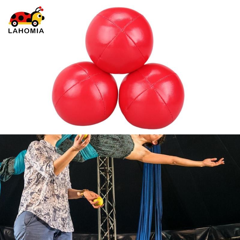 [Lahomia] 3 ชิ้น Juggling Balls Acrobatics Toss Ball สําหรับความบันเทิงกิจกรรม Backyard - รูปที่ 7