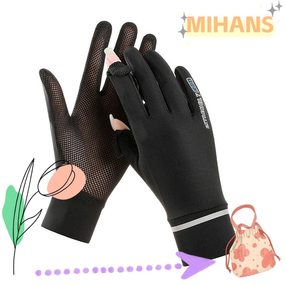 MIH ถุงมือป้องกันรังสียูวีแฟชั่นครีมกันแดดถุงมือป้องกันแสงแดดฤดูร้อน