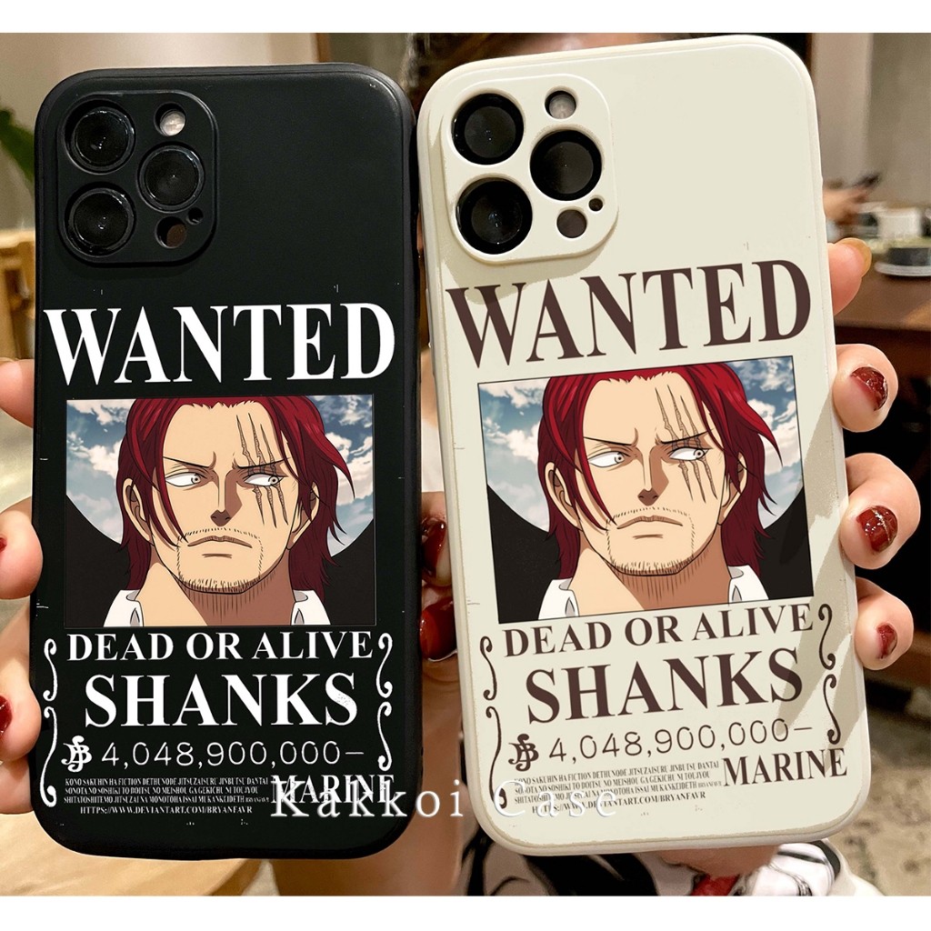 สําหรับiPhone 15 14 13 12 11 Pro Max X Xr Xs 8 7 6 6s Plus MiniอะนิเมะOne Piece ShanksซิลิคอนSoftcas