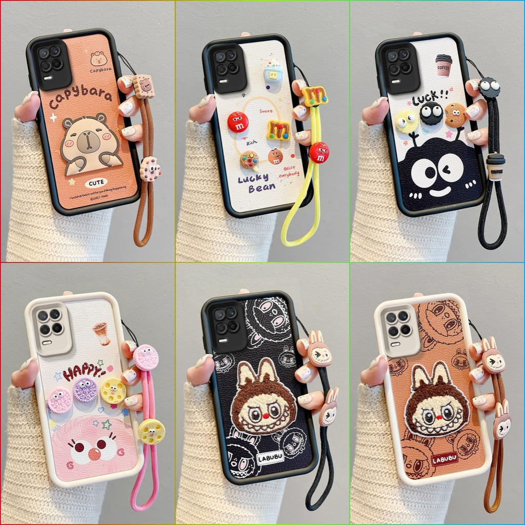 เคส OPPO A54 น่ารักหนัง 3D ตุ๊กตาซิลิโคนอ่อนนุ่มเคสโทรศัพท์ BBPW2