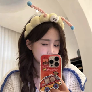 น่ารัก TwistTies ตุ๊กตาฟองน้ําสูง Soft Cloud Shape Hairbands Headwear เครื่องประดับผม