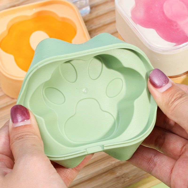 1/3 ชิ้นคุณภาพสูงทนทาน PP ซิลิโคนไอศกรีมโฮมเมด Mould Cat Claw สไตล์เด็ก Popsicle ทําแม่พิมพ์ - รูปที่ 7