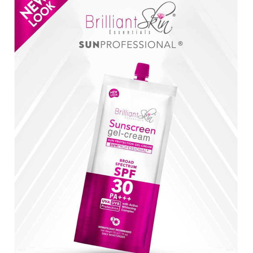 Orig BRILLIANT SKIN SUNBLOCK ครีมกันแดดเจลครีม 50g