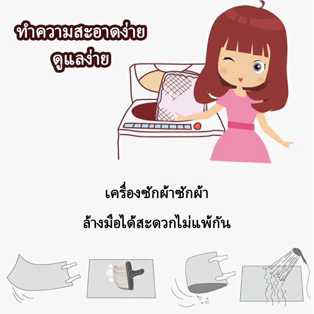 นุ่มหนาผ้าเช็ดเท้าพรีเมียมขนาดใหญ่ครึ่งวงกลมพรมปัดน้ำฝนเกรด - รูปที่ 3