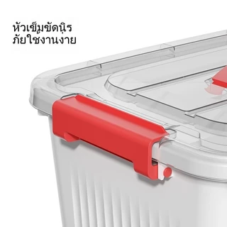 ME กล่องใส่ยา ประสงค์พกพา แบบใส ปฐมพยาบาล ความจุสูงกล่องพลาสติกใส กล่องยาฉุกเฉินพกพาสำหรับใช้ที่บ้าน ทางการแพทย์