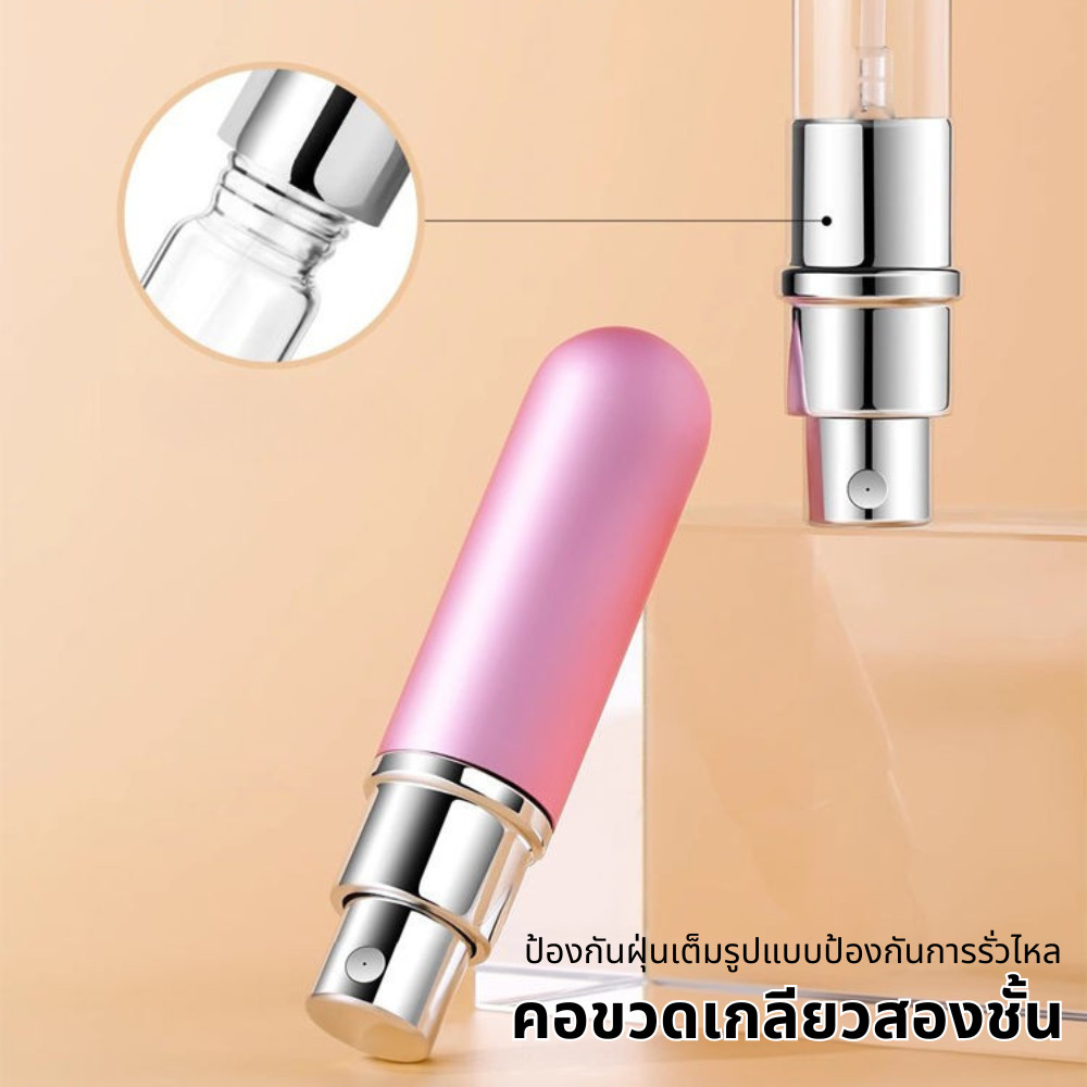 พร้อมส่งในไทยถูกสุดๆ ขวดเเบ่งน้ำหอมพกพา 5ml รูปที่ 7