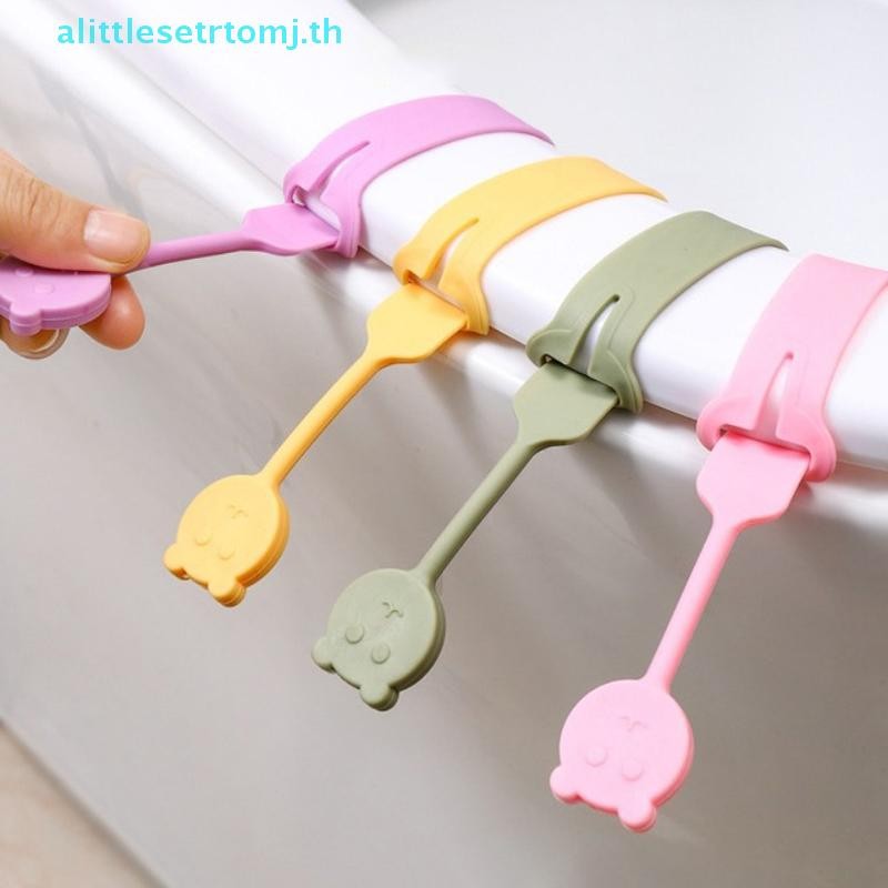 Alittlese แบบพกพาฝาชักโครกยกที่นั่งชักโครกยกหลีกเลี่ยงการสัมผัสฝาชักโครกจับยกหุ้มอุปกรณ์ห้องน้ํา TH