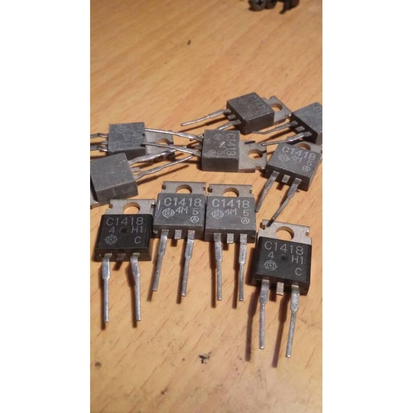 ส่วนที่ 2SC1418 C1418 อุปกรณ์ไฟฟ้า Hitachi NOS