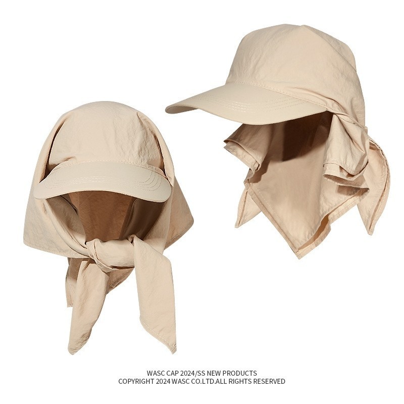 พร้อมส่งในไทย ใหม่ หมวกกันแดด หมวกโพกหัว  แห้งไว ดีไซน์ผูกปม ผ้าเท่ หมวก - รูปที่ 6