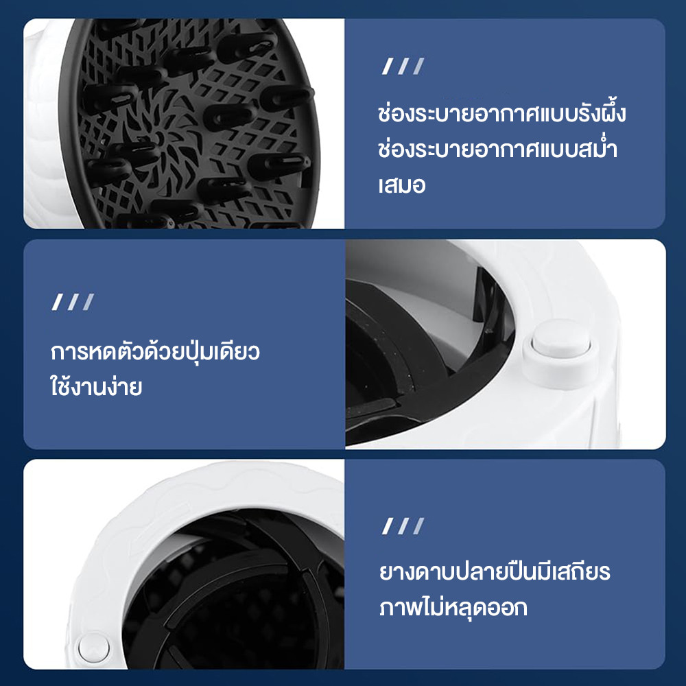 Worldchips เครื่องกระจายผม เครื่องกระจายผมจัดแต่งทรงผมแบบอัจฉริยะ อินเตอร์เฟซสากล เครื่องเป่าลมกระจาย ที่ม้วนผม - รูปที่ 3