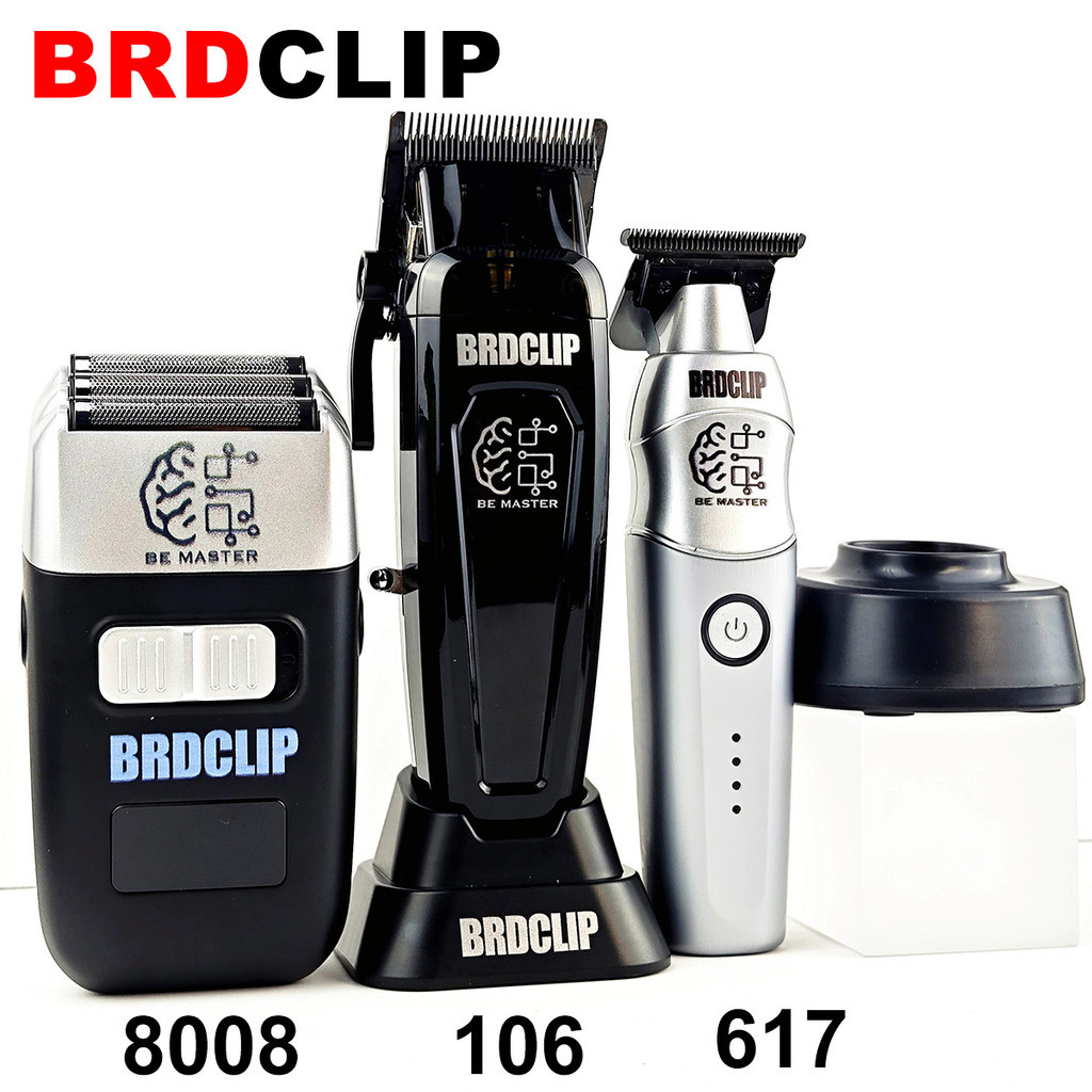 Barber Shop Set BRDCLIP 106 617 8008 Professional Electric Hair Clipper Hair Trimmer for Man Electri