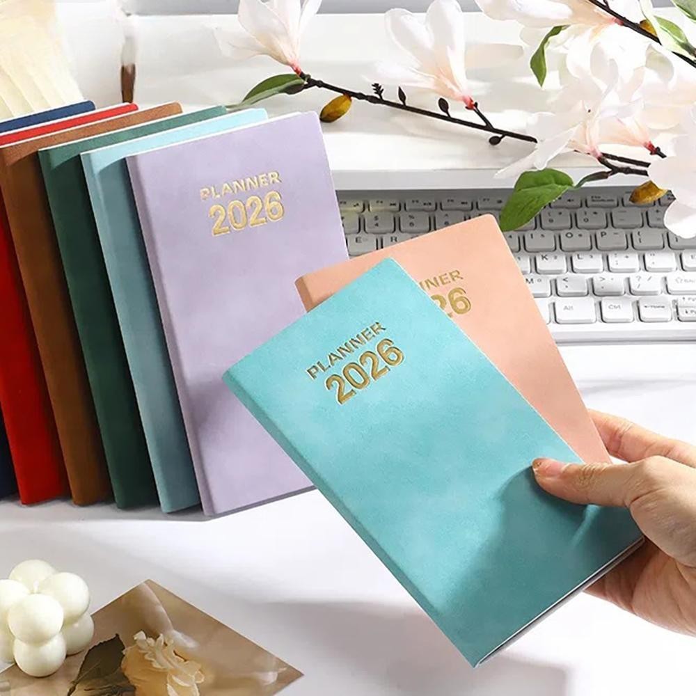 2026 A6 English Weekly Plan Student Notepad Daily Weekly Agenda Planner Notebooks เครื่องเขียน