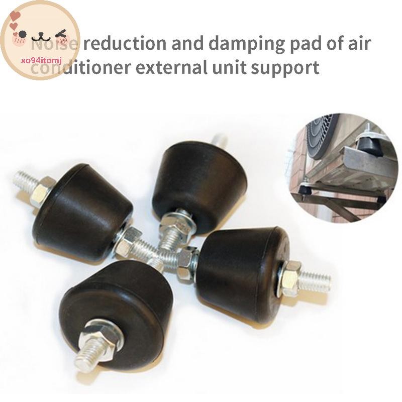 XOTOMJ 4 ชิ้น Anti Vibration ยาง Mount Damper Shock Pad เบาะสําหรับเครื่องปรับอากาศ TH
