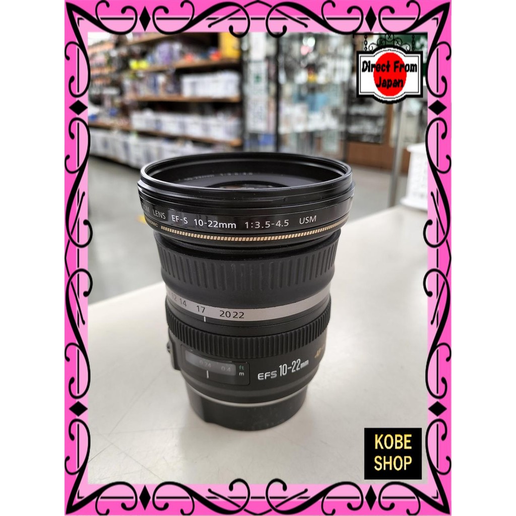 【ส่งตรงจากญี่ปุ่น】 CANON EF-S 10-22MM F3.5-4.5 เลนส์ซูมมุมกว้าง 【สินค้ามือสอง】