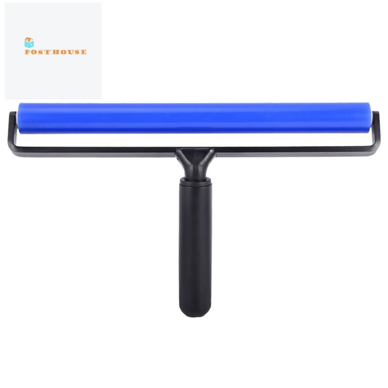 [posthouse]กาวกว้าง 12 นิ้วซิลิโคนยางนุ่ม Pasting Roller ไม้กวาดหุ้มยาง Rolling Wheel Anti-Static Sticky Deadener ยานยนต์