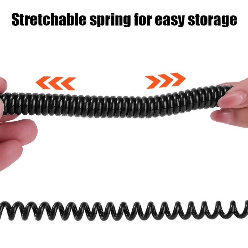 Pd 120W Spring Dual Type C Cable / 1M Quick Charging Data Wire / Telescopic Coil Fast Charger Line - รูปที่ 6