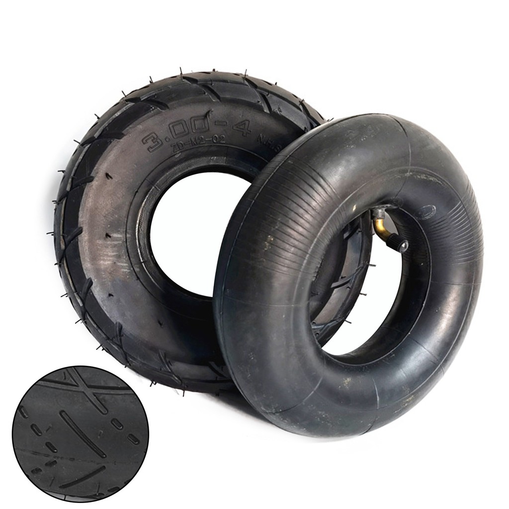 Lala_คุณภาพสูง 260x85 ยาง 3.00-4 10x3 tyre และชุดยางในสกู๊ตเตอร์ไฟฟ้าเก้าอี้ล้อ