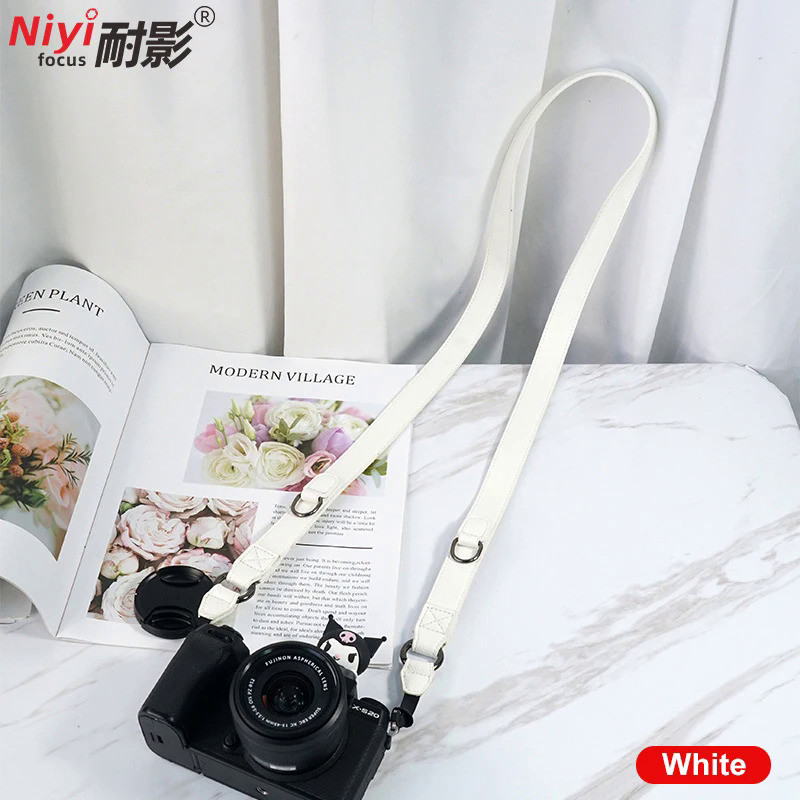 Camera Leather Shoulder Strap Suitable For Canon R5 R6 R7 Fuji XT5 Nikon Z5 Z6 Z7 Sony A6000 A73 SLR