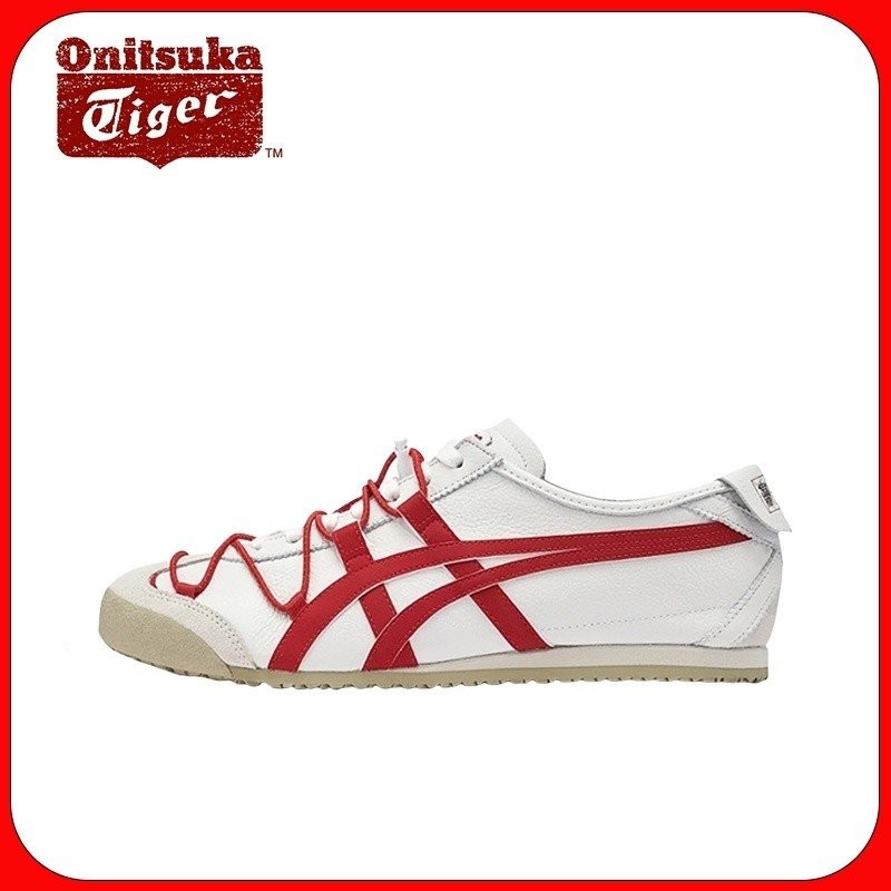 Onitsuka Tiger MEXICO 66 Onitsuka Tiger 2024 Year of the Dragon รุ่นพิเศษ1183c216-100สีขาวและสีแดงหน