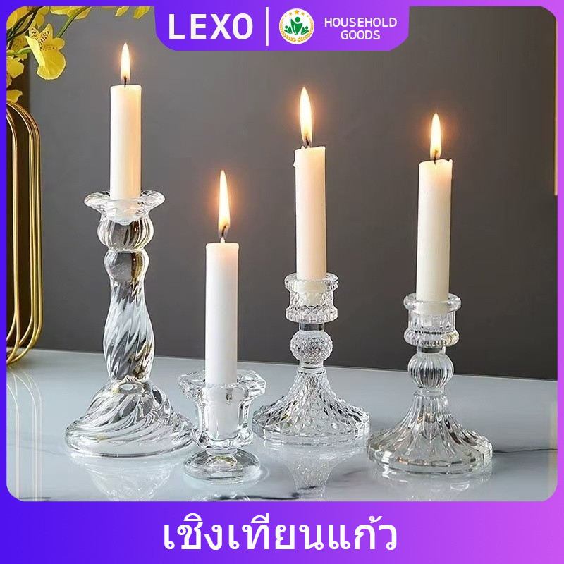 เชิงเทียนแก้วหนา: เพิ่มบรรยากาศอบอุ่นและสไตล์ให้ทุกมุมบ้าน