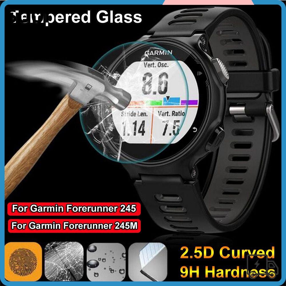 suqi ฟิล์มกระจกนิรภัย หน้อจอนาฬิกา สำหรับ garmin forerunner 245 m/245 2 . 5 d