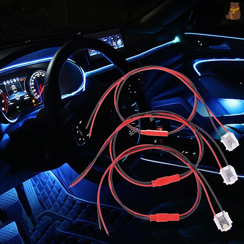 [TA] ไฟ LED โดยรอบโคมไฟโปร่งใส Body Circular รถชามด้านในไฟมือจับประตูไฟราวโคมไฟตกแต่ง TH