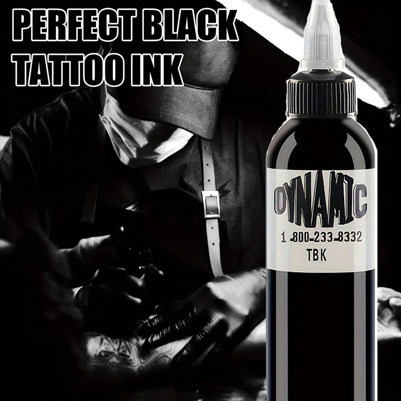 หมึกสักลาย 30/60/90mlสีสักไดนามิคแท้ หมึกสักสีดำ Tattoo ink หมึกสัก สีสักไดนามิคแท้ เหมาะสำหรับเครื่องสัก - รูปที่ 6