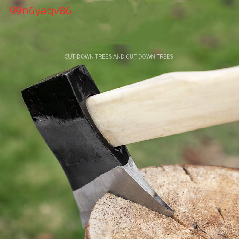 มือเหล็กทั้งหมดปลอมแปลงขวานไม้ตัดต้นไม้กลางแจ้งตัดฟืนขวานตัดไม้แยกขวาน Kaishan ขวานใช้ในครัวเรือนขนาดใหญ่