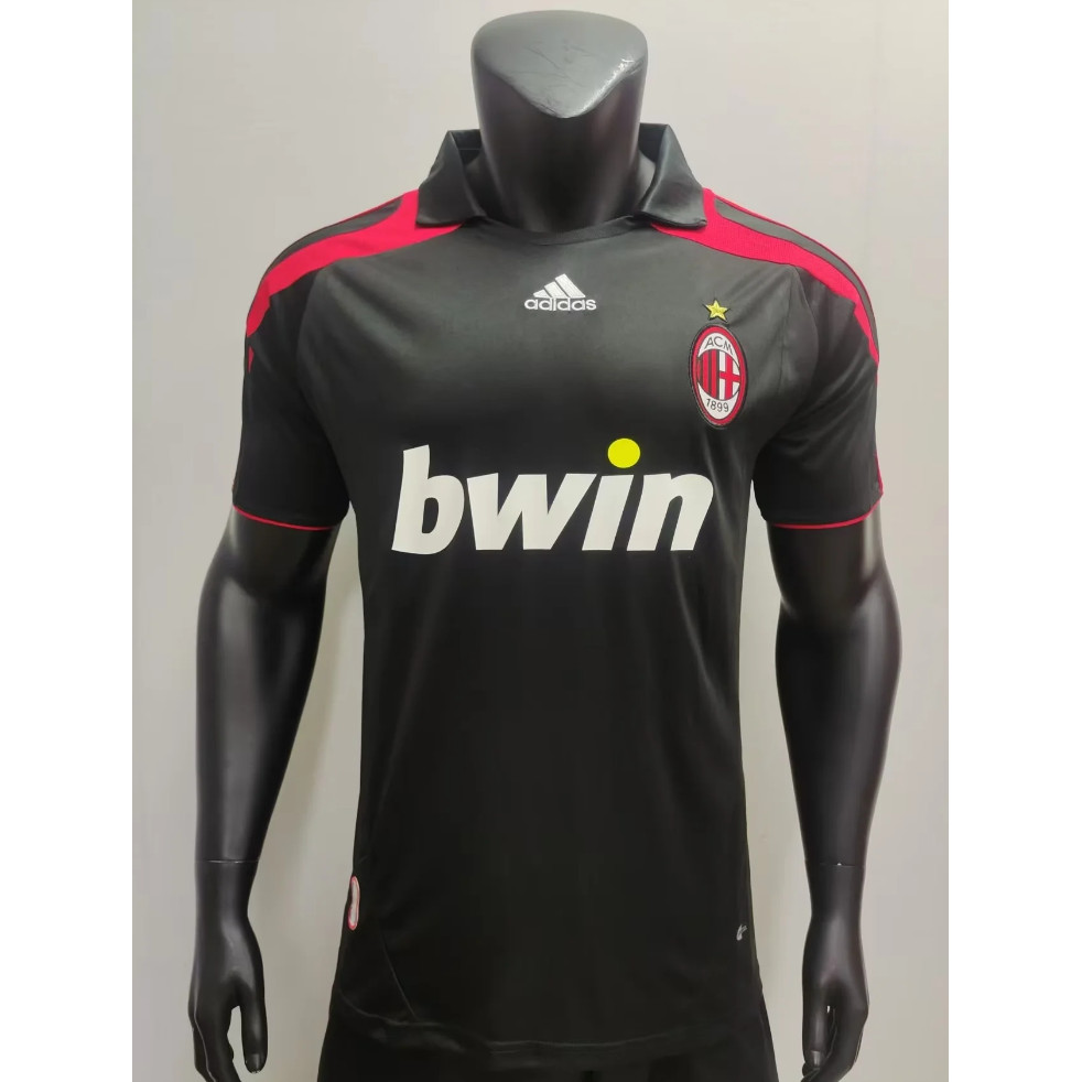 2007/08 AC Milan คุณภาพสูง Third Retro Jersey เสื้อยืดที่กําหนดเองฟุตบอล AAA+