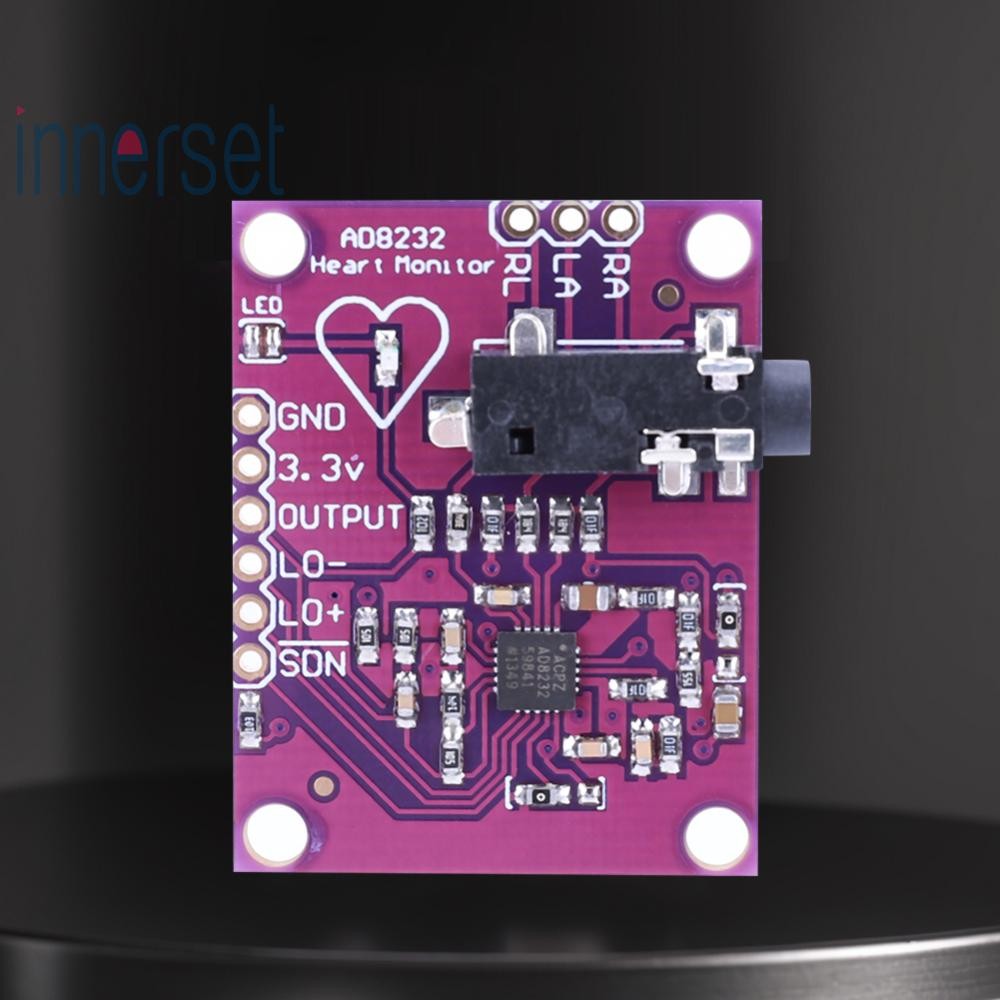 Ad8232 ECG วัด Heart Pulse ECG Monitor Sensor โมดูลสําหรับ Arduino [ชุดภายใน]
