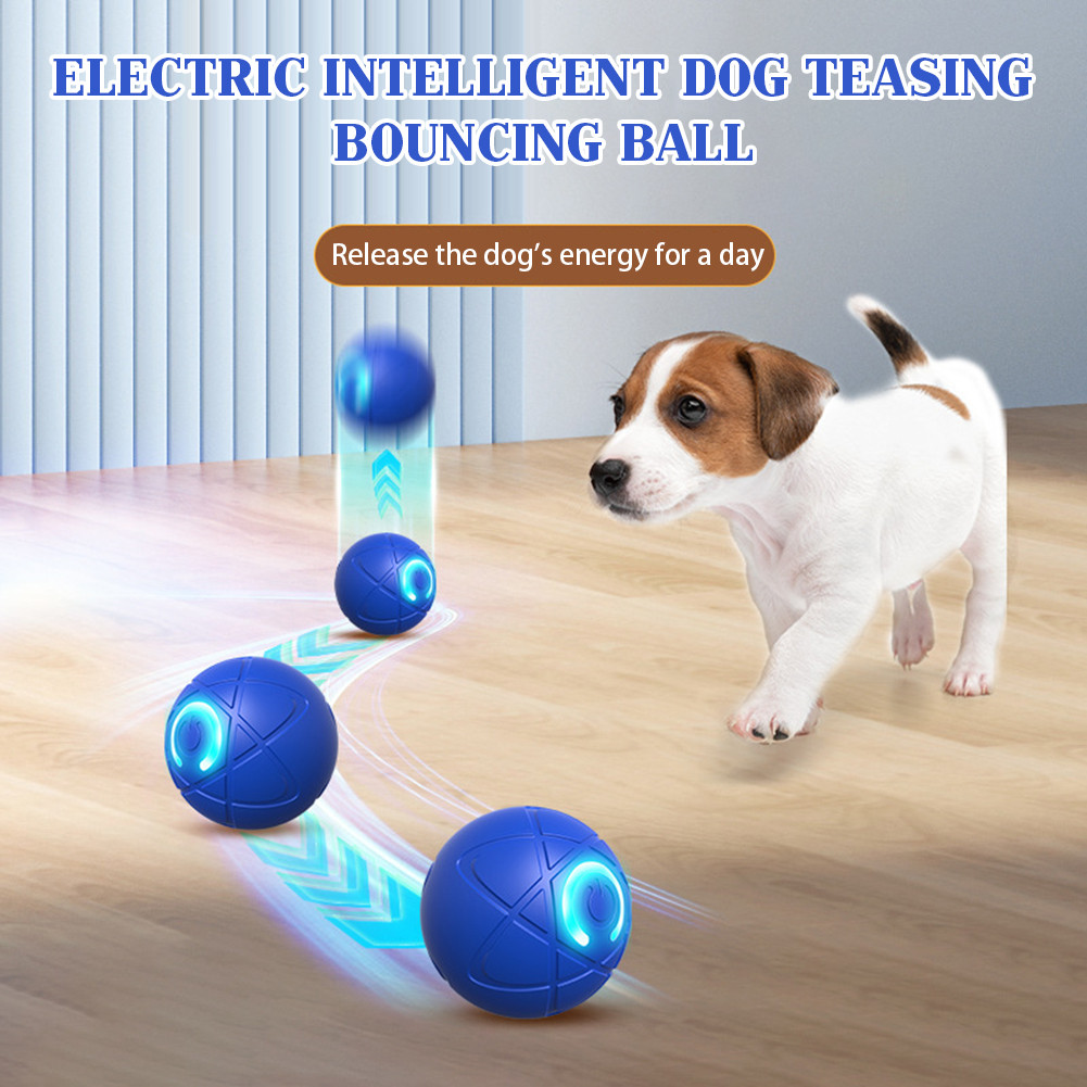 Smart Dog Ball Training Self-moving Dog Toys สินค้าของเล่นสัตว์เลี้ยง - รูปที่ 3