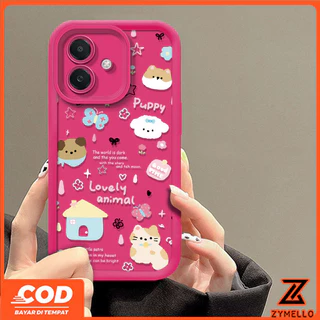 สําหรับOPPO A6X A6 A5X A5 5G A6 PRO A3X A5 PRO A3 PRO A80 A60 A79 A38 A18 A17 A57 2022 4G A78 A58 A7 A5S A12 กรณีโทรศัพท์มือถือTPUกันกระแทกTPUและสุนัขTPUกันกระแทก
