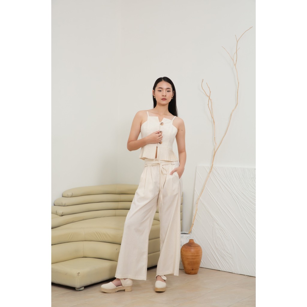 Taktai Sirin กางเกง ดีเทลเชือกรูด