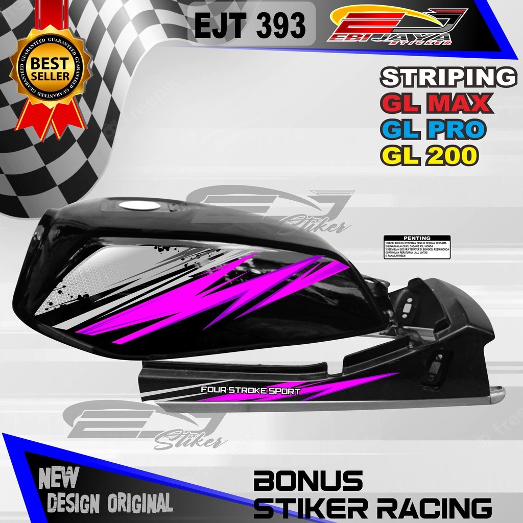 ใหม่ล่าสุด striping gl max gl pro gl neo tech โฮโลแกรม variation / gl สติ๊กเกอร์มอเตอร์ไซค์ / gl max
