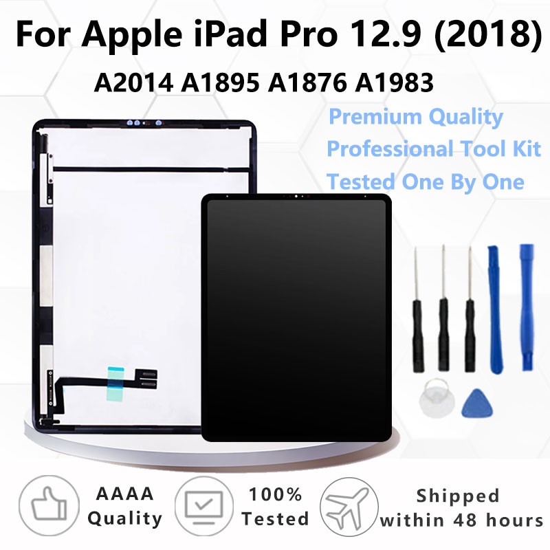 NewLCD สําหรับ iPad Pro 3 12.9 "3rd Gen 2018 A1895 A1983 A2014 A1876 จอแสดงผล LCD Touch Screen Digit
