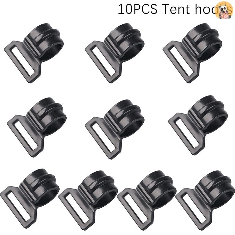 [CO] 10 แพ็คเต็นท์ตะขอแคมป์ปิ้งคาราวานกันสาดเต็นท์กันลมเชือกคลิปเต็นท์คลิป [TH]