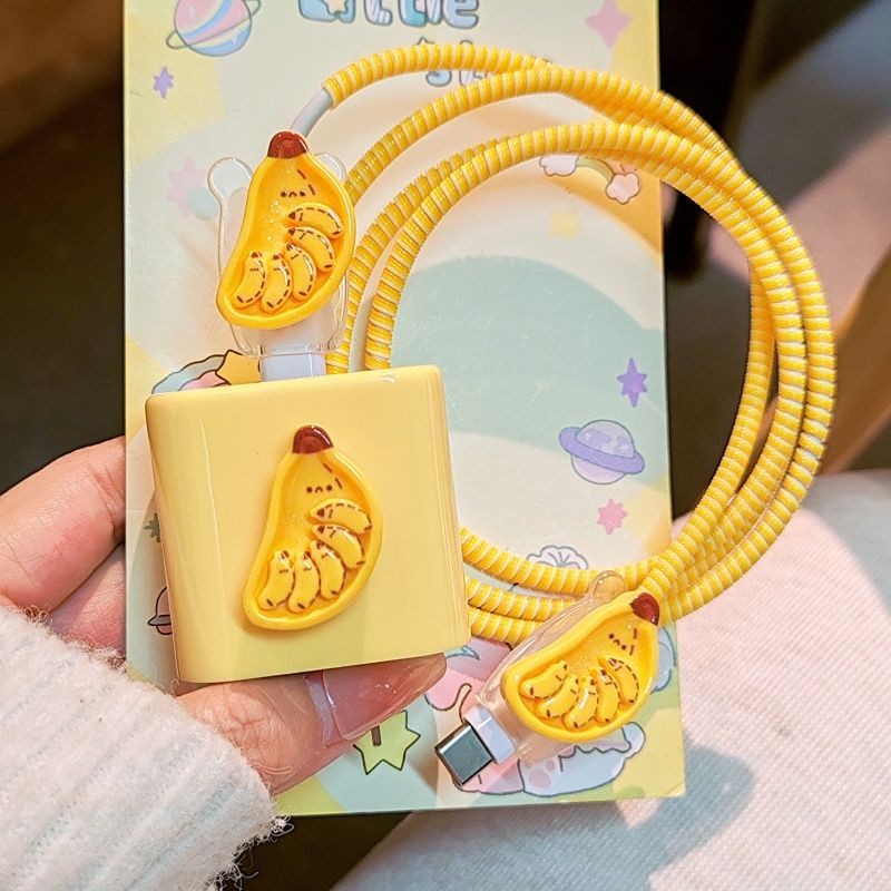 Banana for iPhone charger case สําหรับ iPhone 14 Promax charger protection charger case สําหรับ iPho